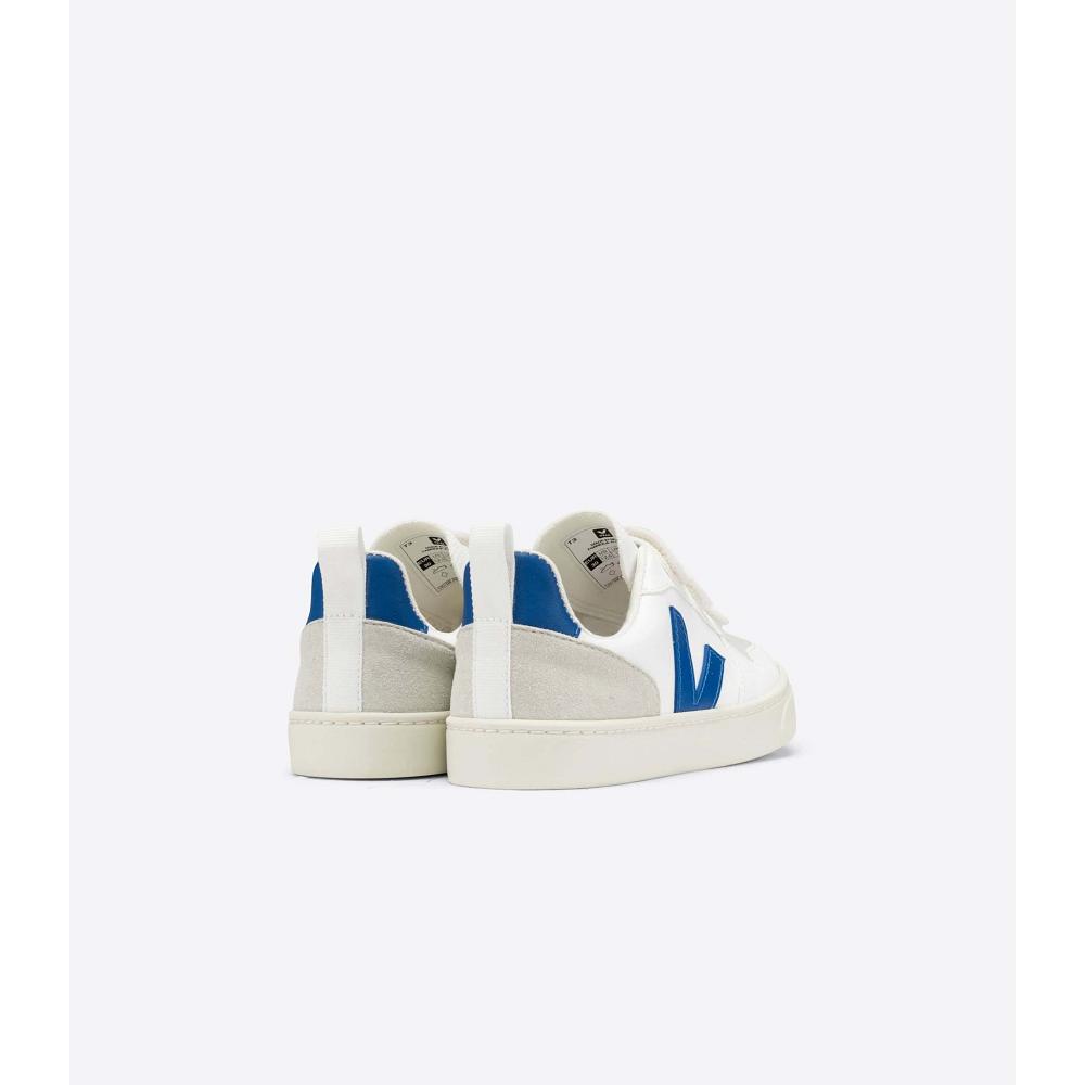 Veja V-10 CWL Schoenen Kinderen Wit Indigo | BE 776JPQ